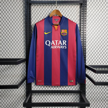 Camiseta FC Barcelona Manga Larga Retro 2014/15
