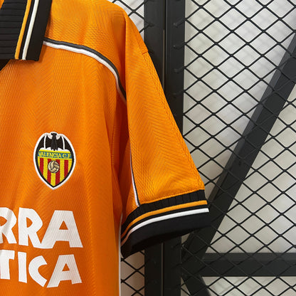 Camiseta Valencia CF Visita Retro 1999/00 Versión Fan