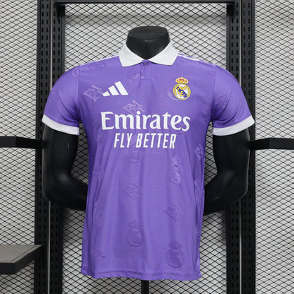Real Madrid Polo Morada 2025/26 Versión Jugador