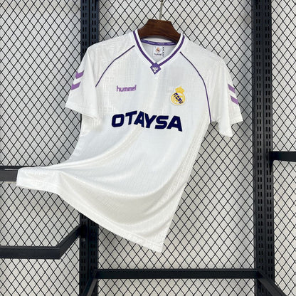 Camiseta Real Madrid Local Retro 1990/92 Versión Fan