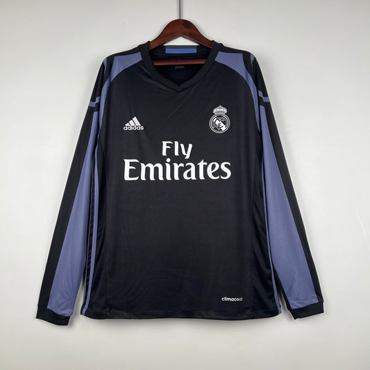 Camiseta Real Madrid Tercera Manga Larga Retro 2016/17