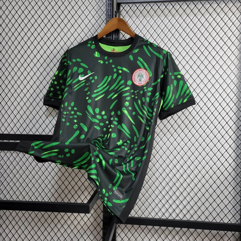 Camiseta Nigeria green black Edición especial 2024-25 | Versión fan