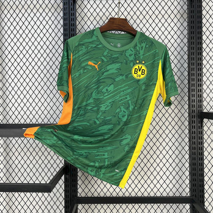 Camiseta Borussia Dortmund Portero Verde 2025/26 Versión Fan