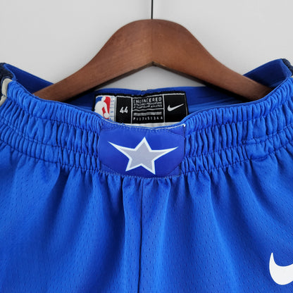 Camiseta Dallas Mavericks Shorts Azules