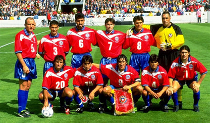 Camiseta Selección Chile mundial 1998 Local | Retro