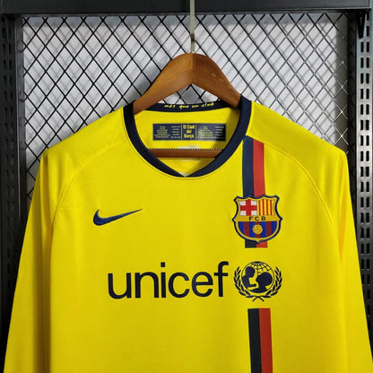 Camiseta FC Barcelona Visita Manga Larga Retro 2008/09