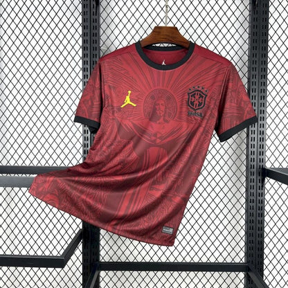 Camiseta Brasil "Jordan Marón" 2025/26 Versión Fan