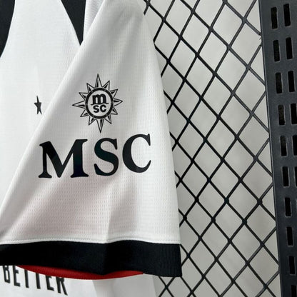 Camiseta AC Milán Blanca 2025/26 Versión Fan