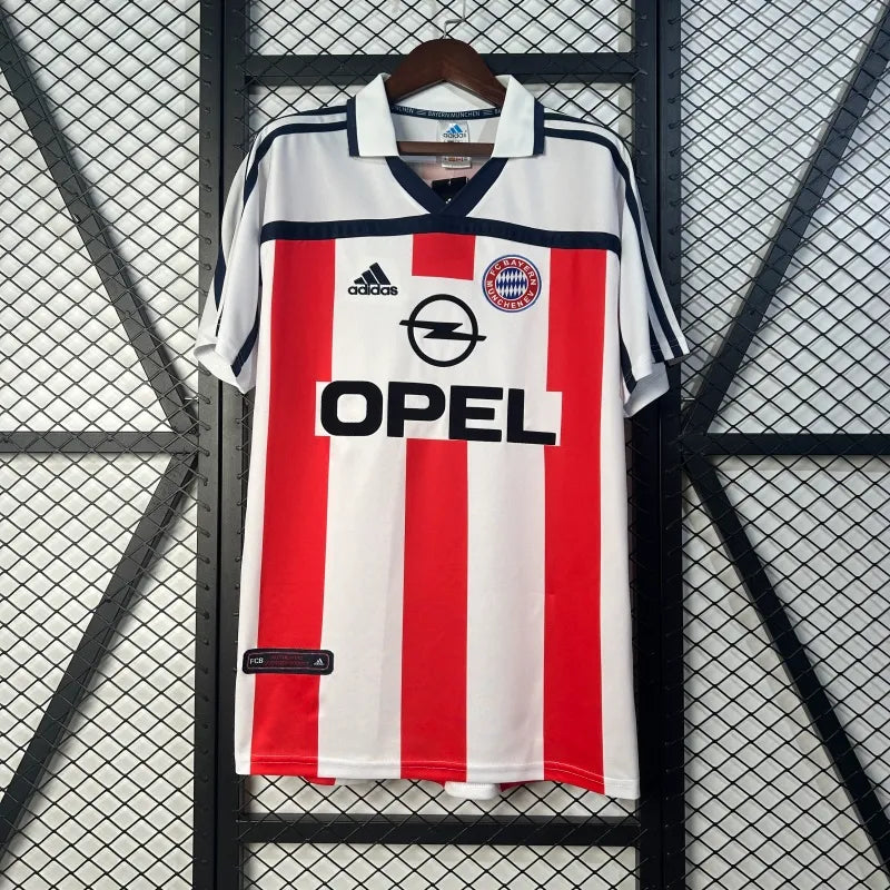 Camiseta Bayern Munich Visita Retro 2000/02 Versión Fan