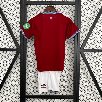 West Ham United Kit Niños Local 2025/26