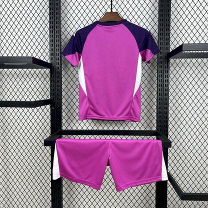 Real Madrid Kit Niños Portero Morado 2025/26