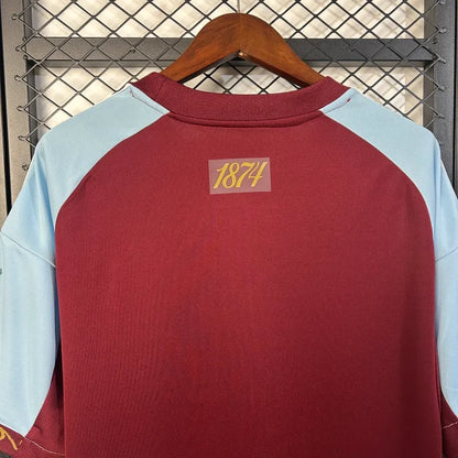 Camiseta Aston Villa Local 2025/26 Versión Fan