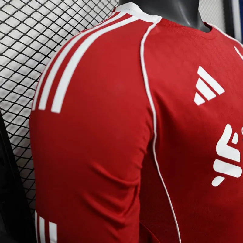 Camiseta Liverpool Local Manga Larga 2025/26 Versión Jugador