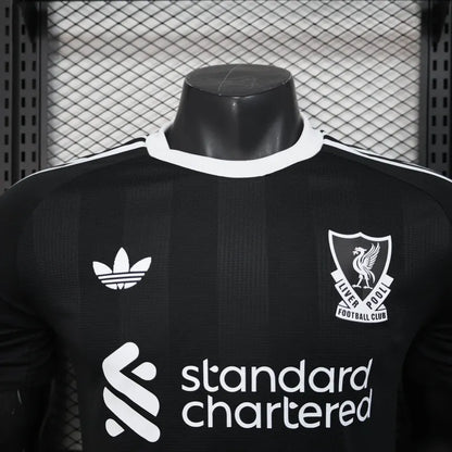 Camiseta Liverpool Portero Visita 2025/26 Versión Jugador