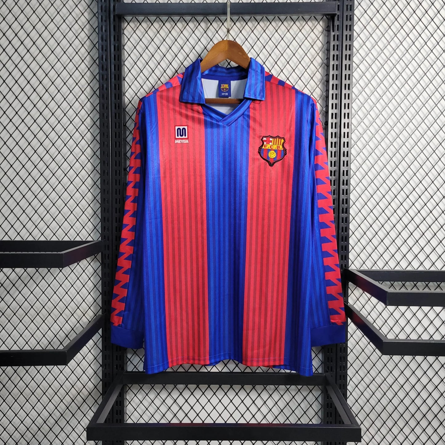 Camiseta FC Barcelona Local Retro Manga Larga 1990/91