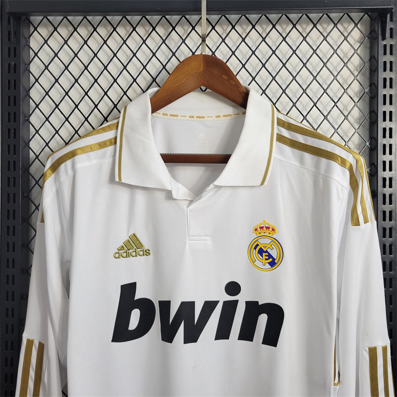 Camiseta Real Madrid Local Manga Larga Retro 2011/12