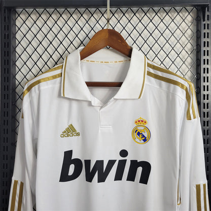 Camiseta Real Madrid Local Manga Larga Retro 2011/12
