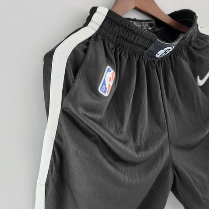 Camiseta NBA 75 Aniversario Brooklyn Nets Shorts Negros