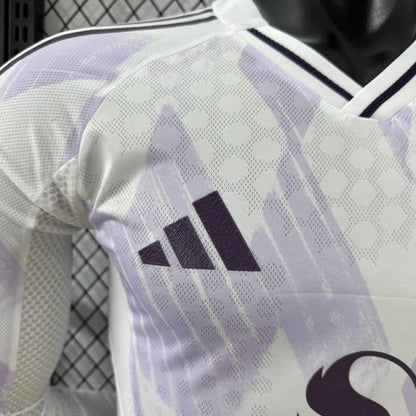 Camiseta Manchester United Visita Manga Larga 2025/26 Versión Jugador