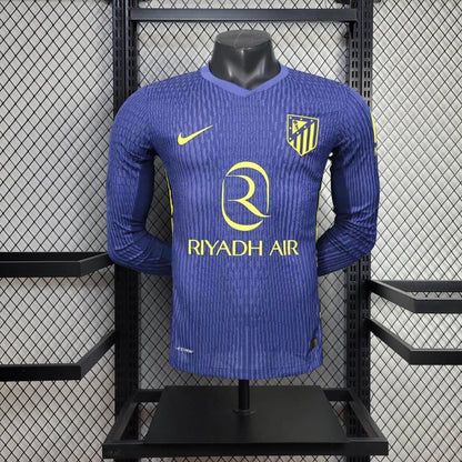 Camiseta Atlético Madrid Visita 2025/26 Manga Larga Versión Jugador