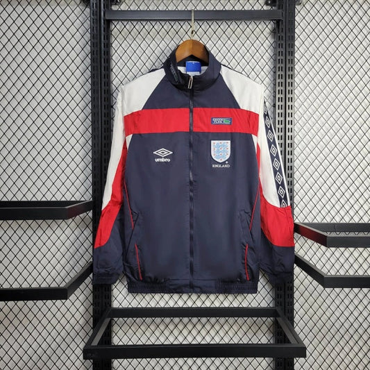 Cortavientos Inglaterra Umbro Retro 90s Azul/Blanco/Rojo
