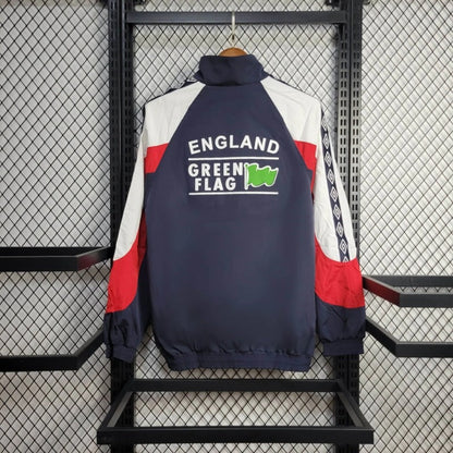Cortavientos Inglaterra Umbro Retro 90s Azul/Blanco/Rojo