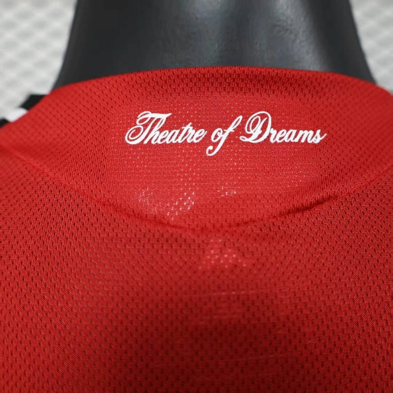 Camiseta Manchester United Local 2025/26 Manga Larga Versión Jugador